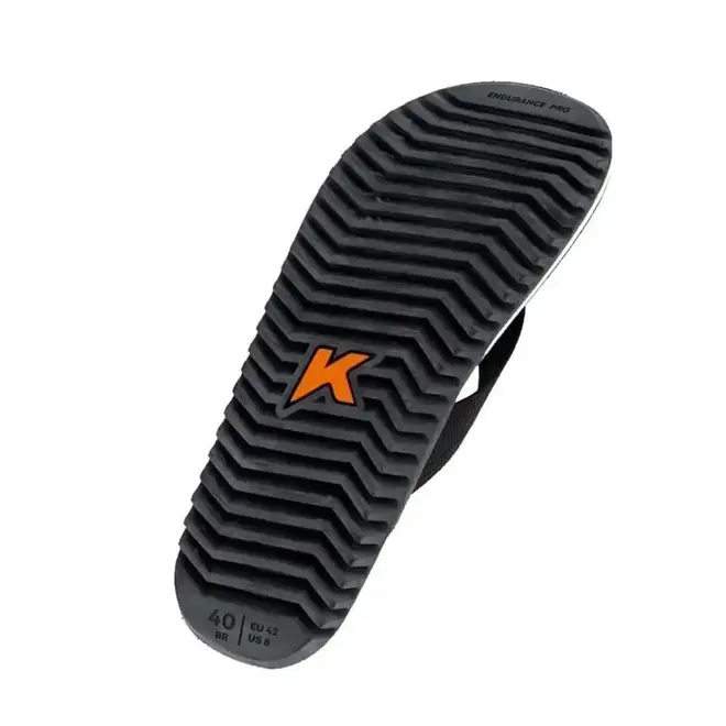 Chinelo Dedo Kenner NK6 Pro Preto e Branco Masculino
