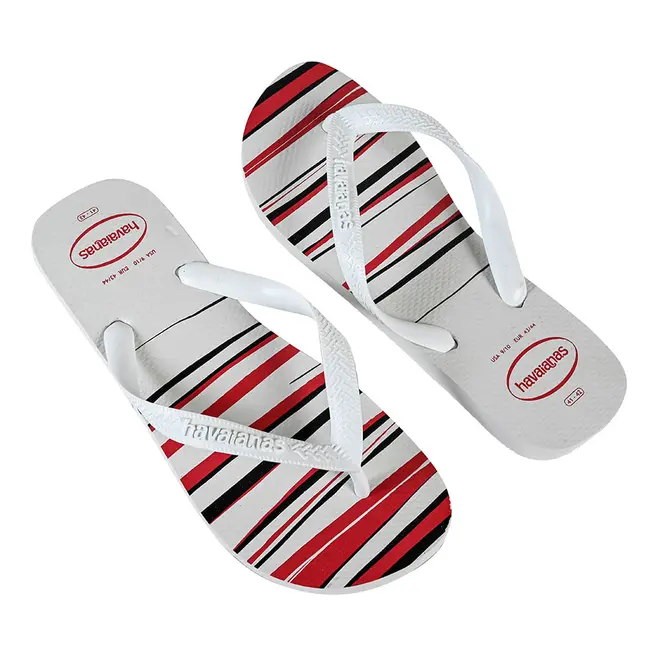 Chinelo Dedo Havaianas Branco e Multicolorido Masculino
