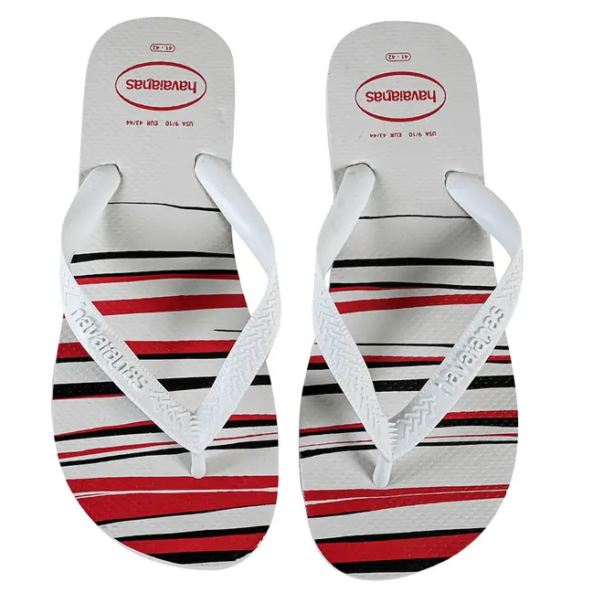 Chinelo Dedo Havaianas Branco e Multicolorido Masculino