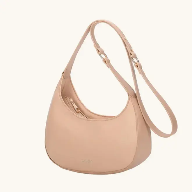 Bolsa Tira Colo Caravieri Bege Feminina