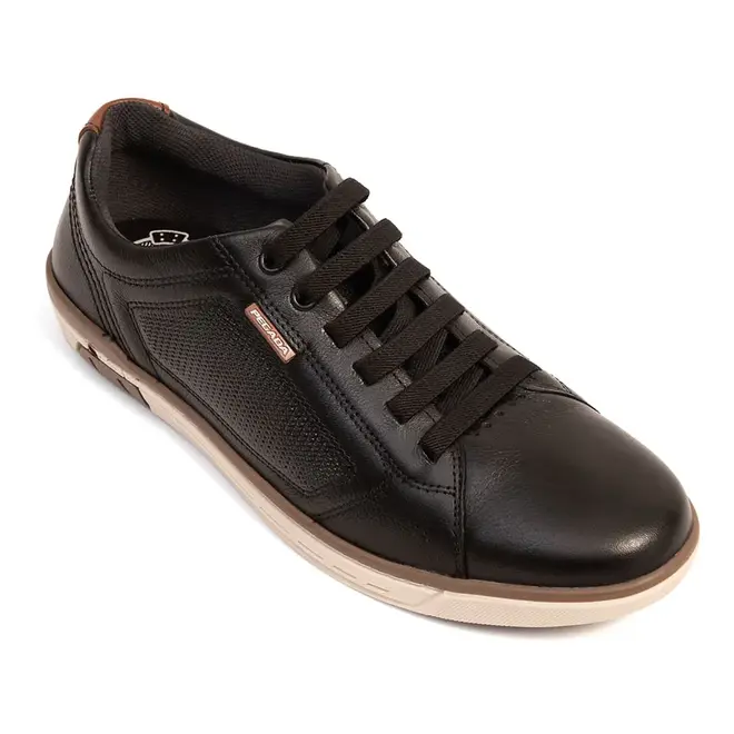 Tênis Casual Pegada Preto Masculino