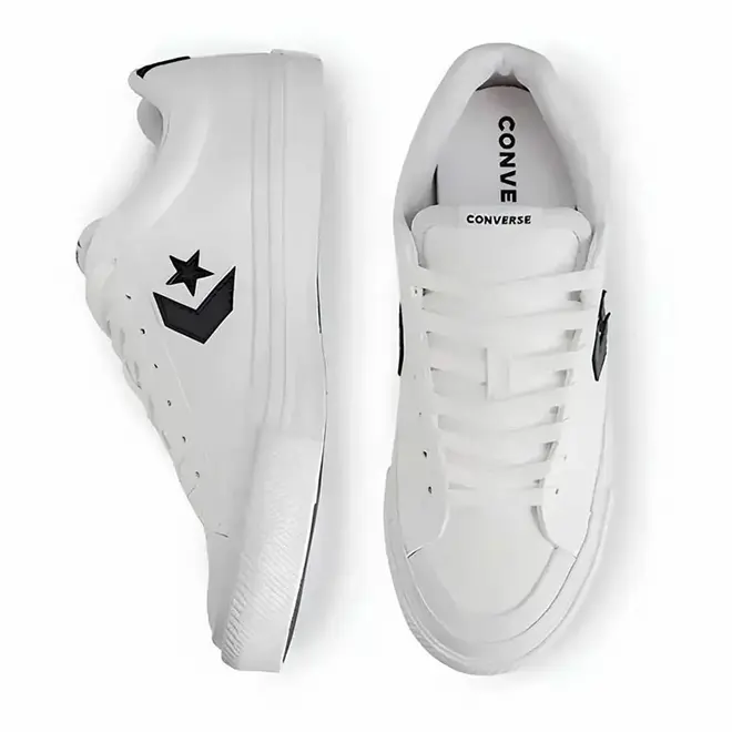 Tênis Casual Sola Caixa Converse Branco e Preto Feminino