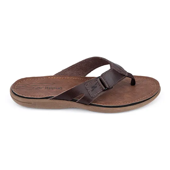 Chinelo Couro Itapuã Cedro Masculino