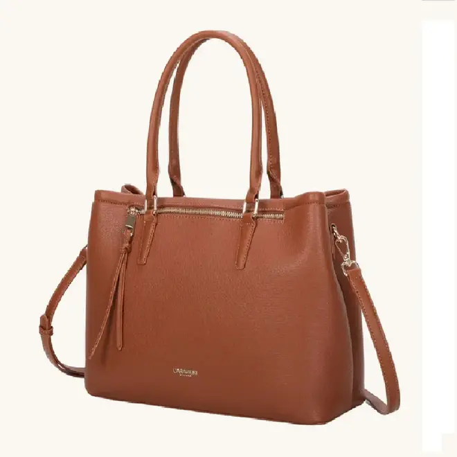Bolsa Tira Colo Caravieri Marrom Feminina