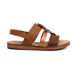 Sandália Rasteira Modare Camel Feminina