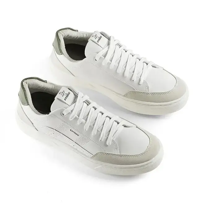 Tênis Casual Sola Caixa Strike Lands Branco Masculino