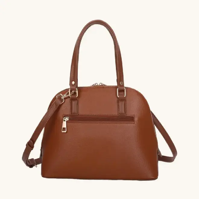 Bolsa Tira Colo Caravieri Marrom Feminina