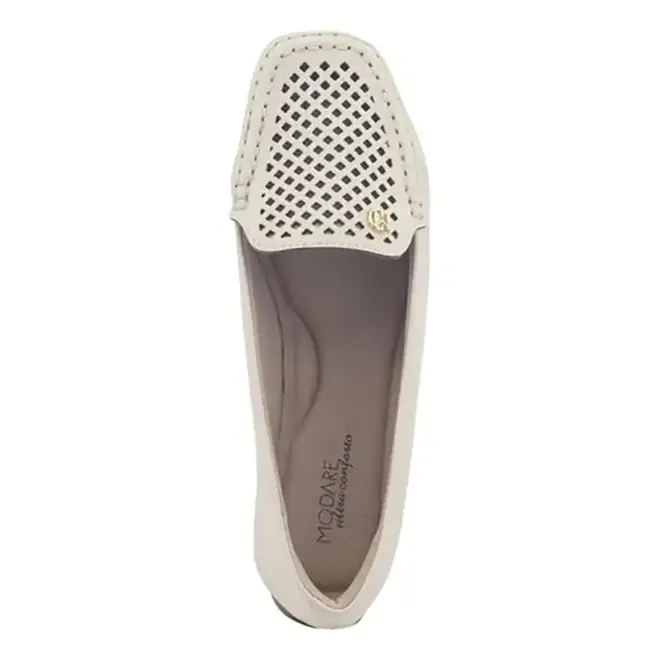 Sapato Mocassim Modare Branco Off Feminino