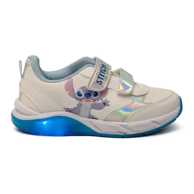 Tênis Disney Stitch Azul e Branco Menina