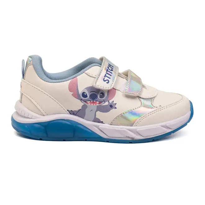 Tênis Disney Stitch Azul e Branco Menina