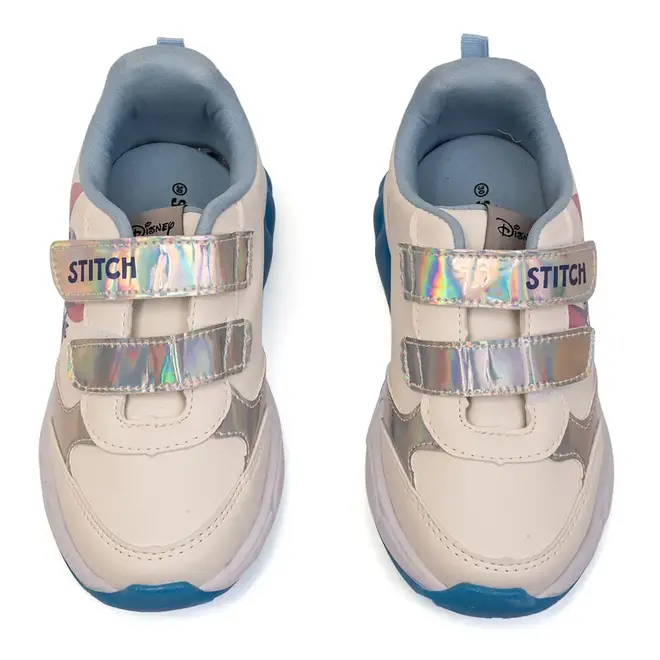 Tênis Disney Stitch Azul e Branco Menina