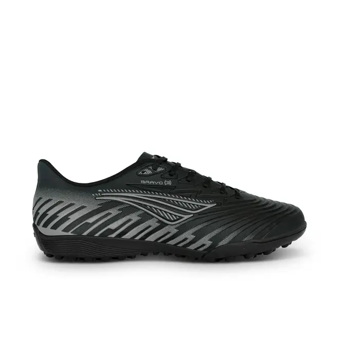 Chuteira Indoor Penalty Bravo Preto e Branco Masculino