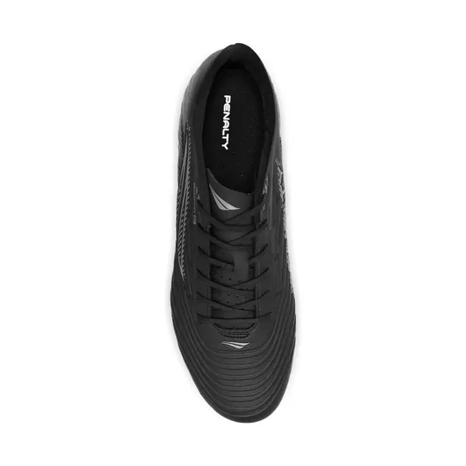 Chuteira Indoor Penalty Bravo Preto e Branco Masculino