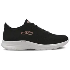 Tênis Esportivo Olympikus Ultraleve Preto e Rose Feminino
