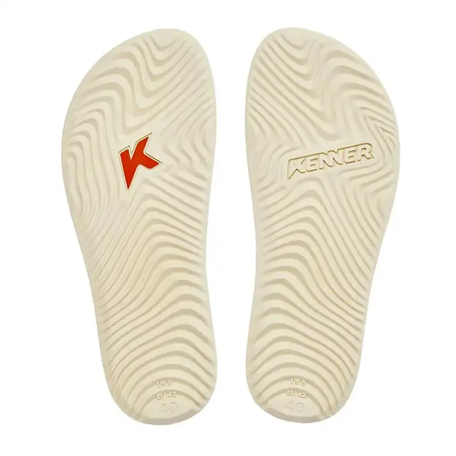 Chinelo Dedo Kenner Summer Lisa Preto e Branco Masculino