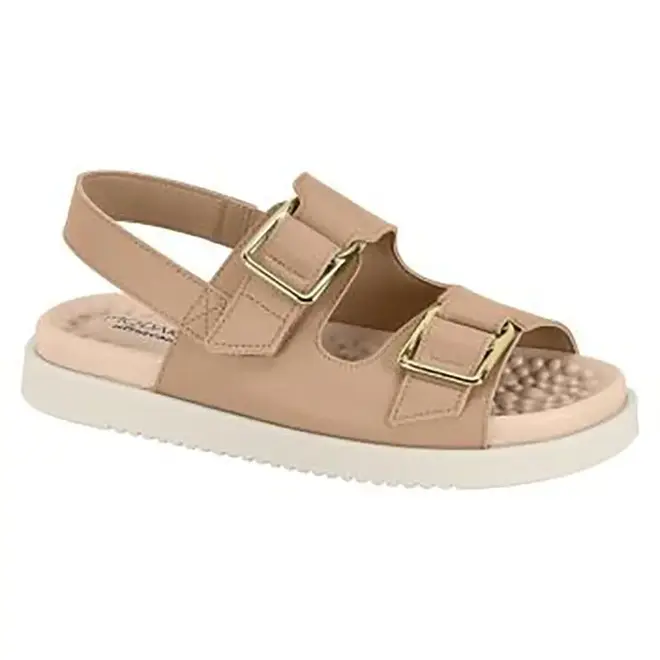 Papete Rasteira Modare Creme Feminina
