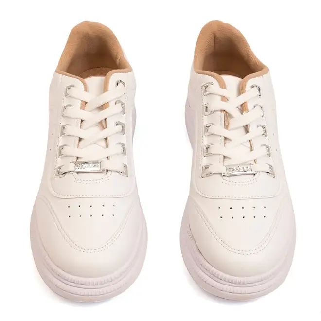 Tênis Casual Sola Caixa Moleca Branco Feminino