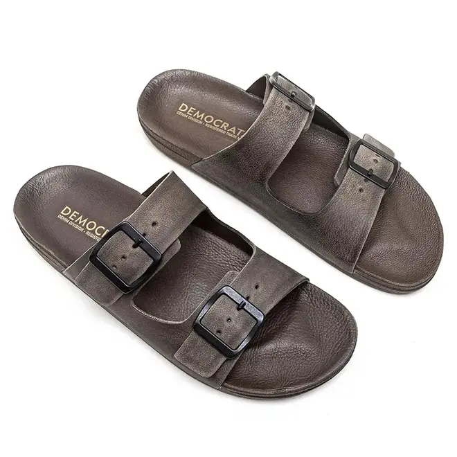 Chinelo Slide Democrata Marrom Masculino
