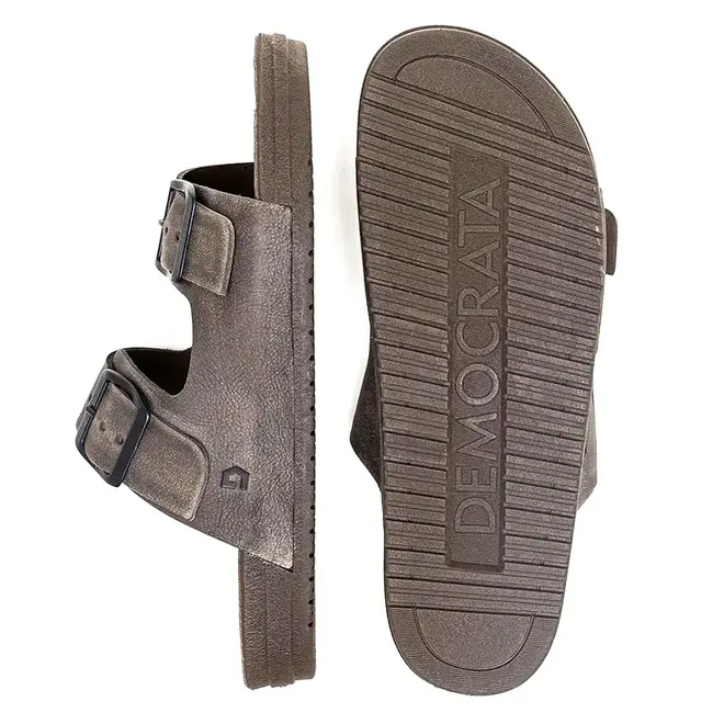Chinelo Slide Democrata Marrom Masculino
