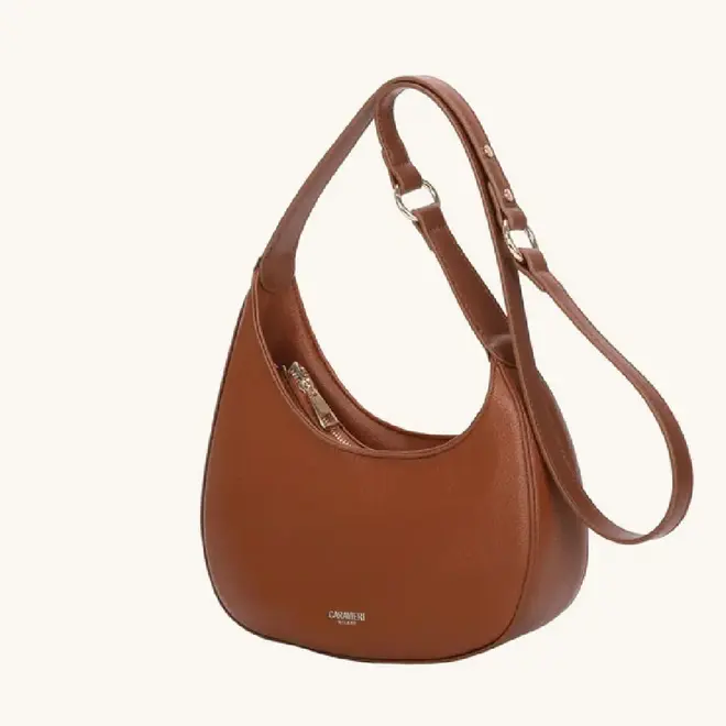 Bolsa Tira Colo Caravieri Marrom Feminina