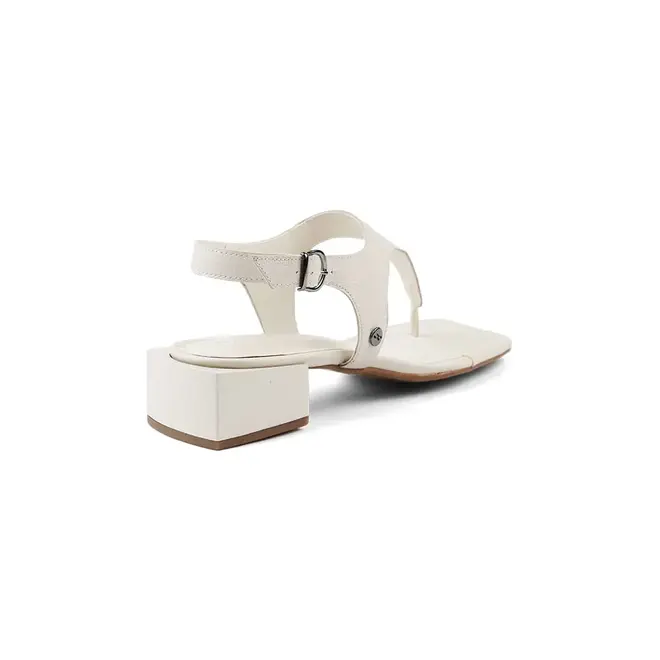 Sandália Salto Baixo Itapuã Feminino Off White