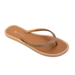 Chinelo Dedo Gata Mania Bronze Feminino