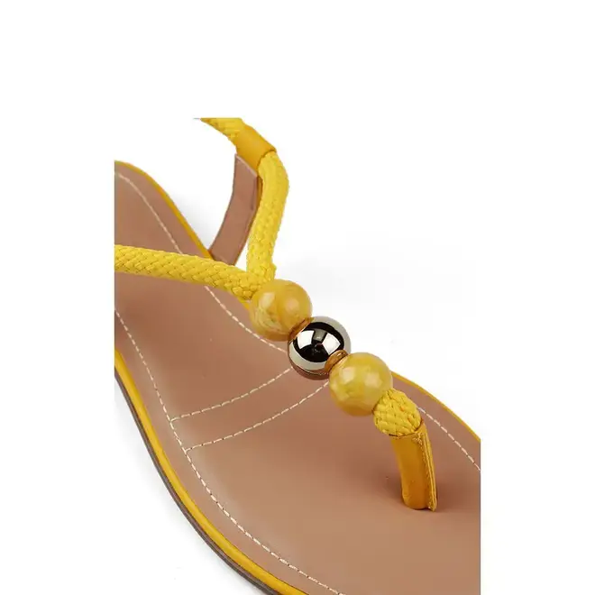 Sandália Itapuã Rasteira Laranja Feminino