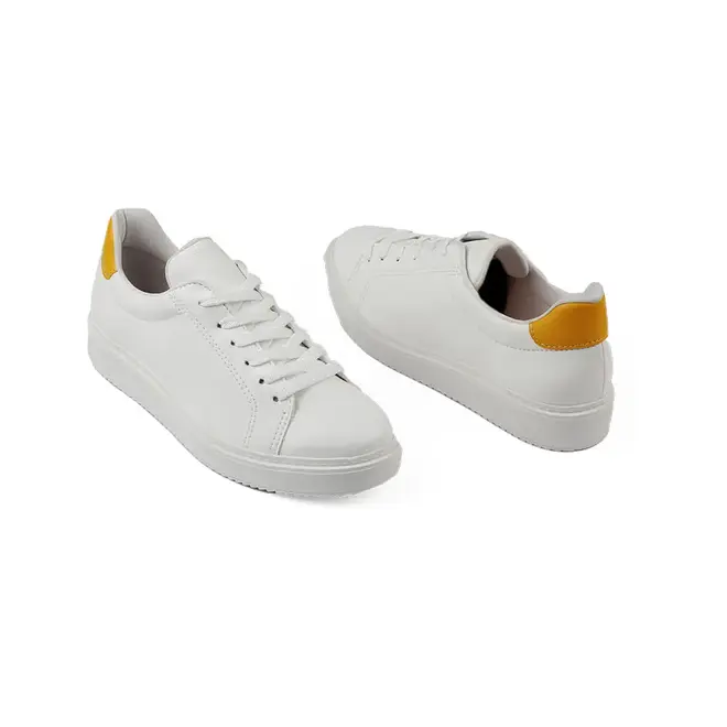 Tênis Casual Flatform Itapuã - Branco/Amarelo