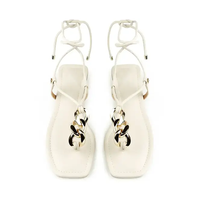 Sandália Flat Itapuã Feminino Off White