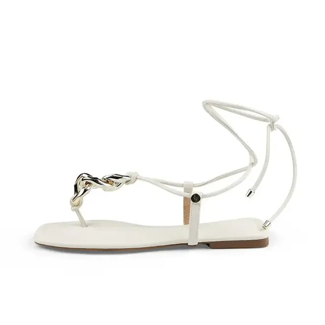 Sandália Flat Itapuã Feminino Off White