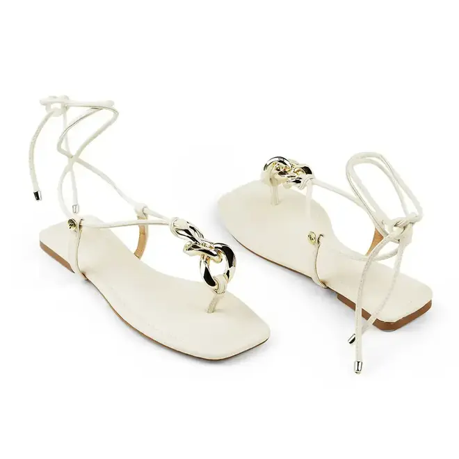 Sandália Flat Itapuã Feminino Off White