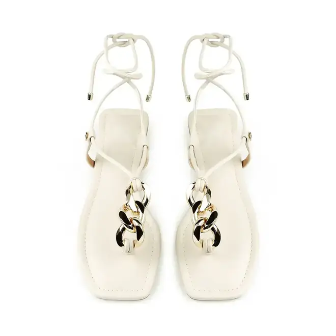 Sandália Flat Itapuã Feminino Off White