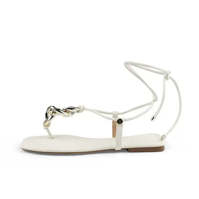 Sandália Flat Itapuã Feminino Off White