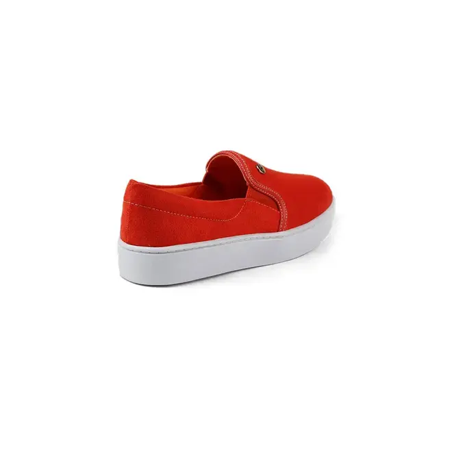 Tênis Casual Slip On Itapuã - Laranja