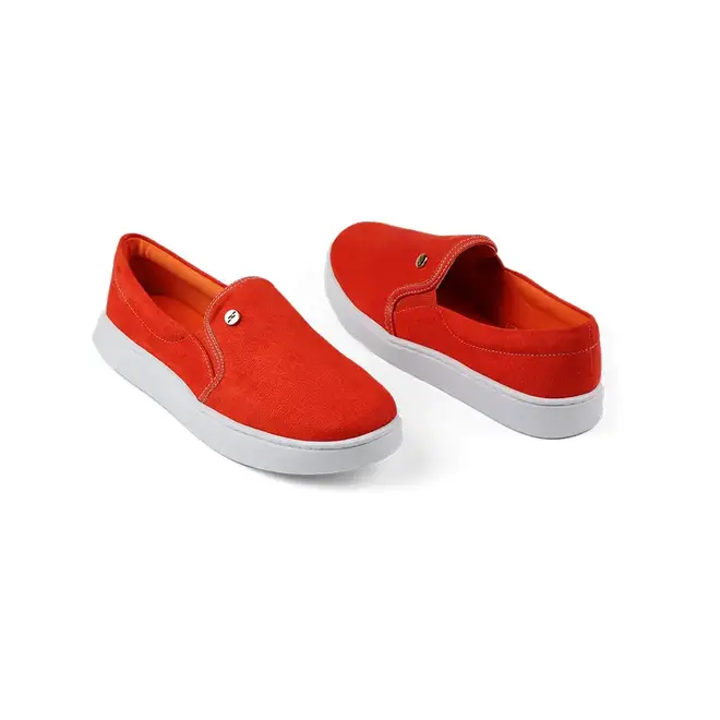 Tênis Casual Slip On Itapuã - Laranja