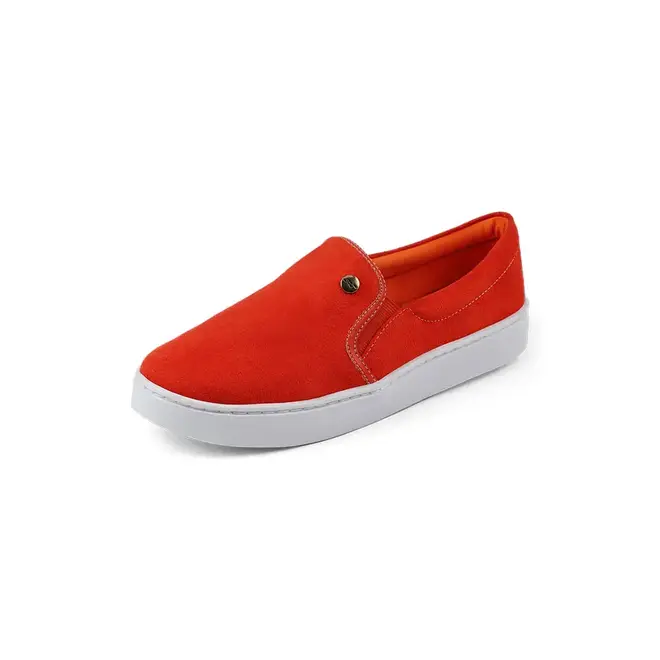 Tênis Casual Slip On Itapuã - Laranja