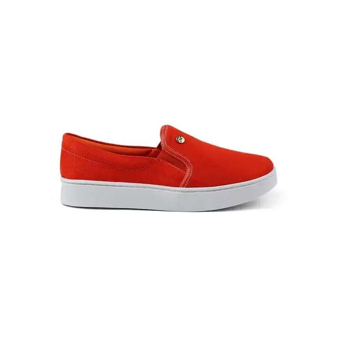 Tênis Casual Slip On Itapuã - Laranja