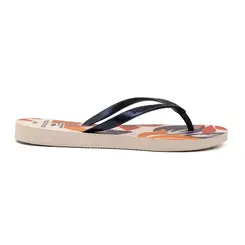 Chinelo Dedo Tropical Brasil Azul Metal Feminino