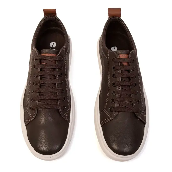 Sapatênis Casual Parise Café Masculino