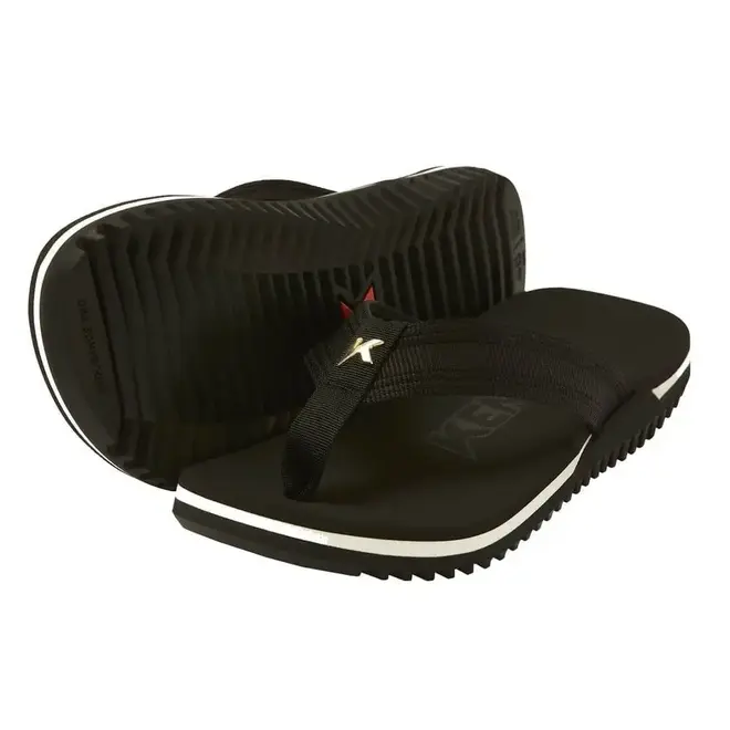 Chinelo de Dedo Kenner Preto e Branco Masculino