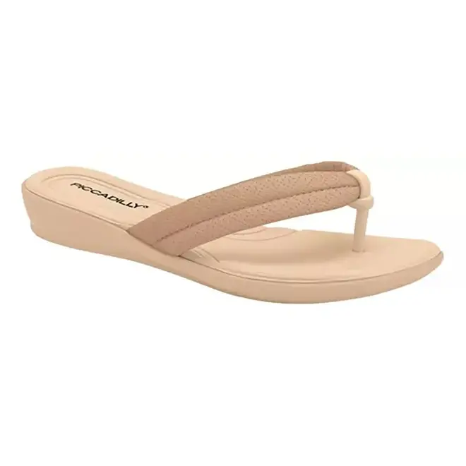 Tamanco Rasteira Piccadilly Nude Feminino