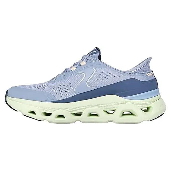 Tênis Esportivo Treino Skechers Glide Step Azul Feminino