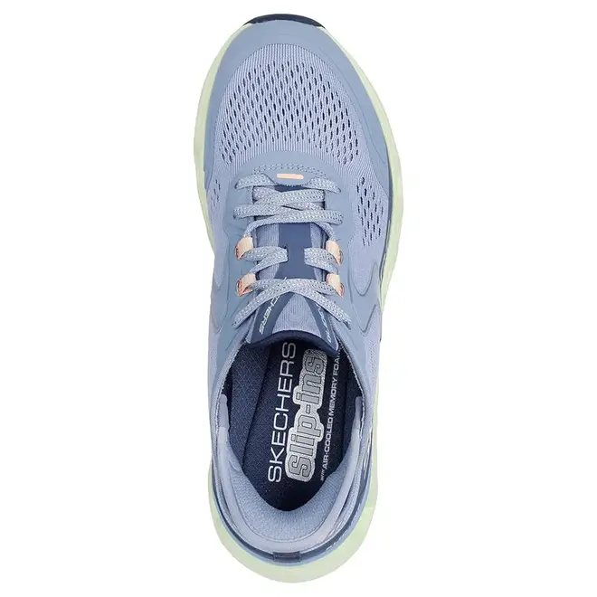 Tênis Esportivo Treino Skechers Glide Step Azul Feminino