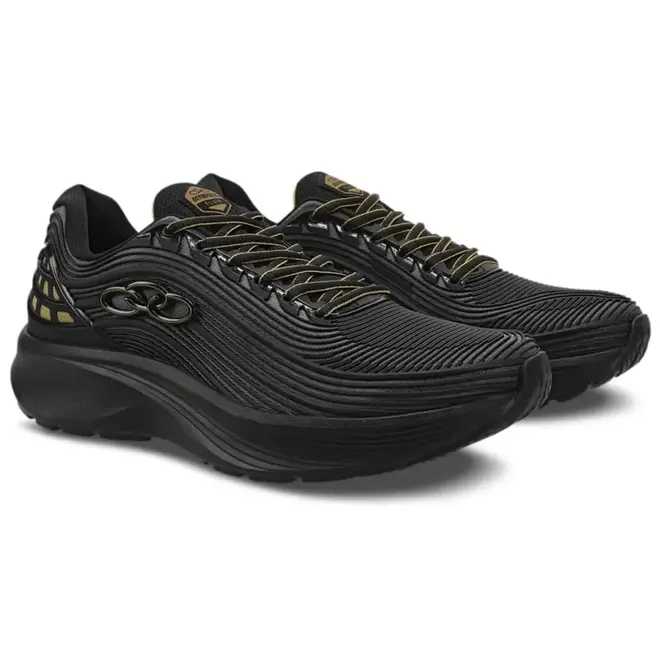Tênis Esportivo Olympikus Fluir Preto e Chumbo Masculino