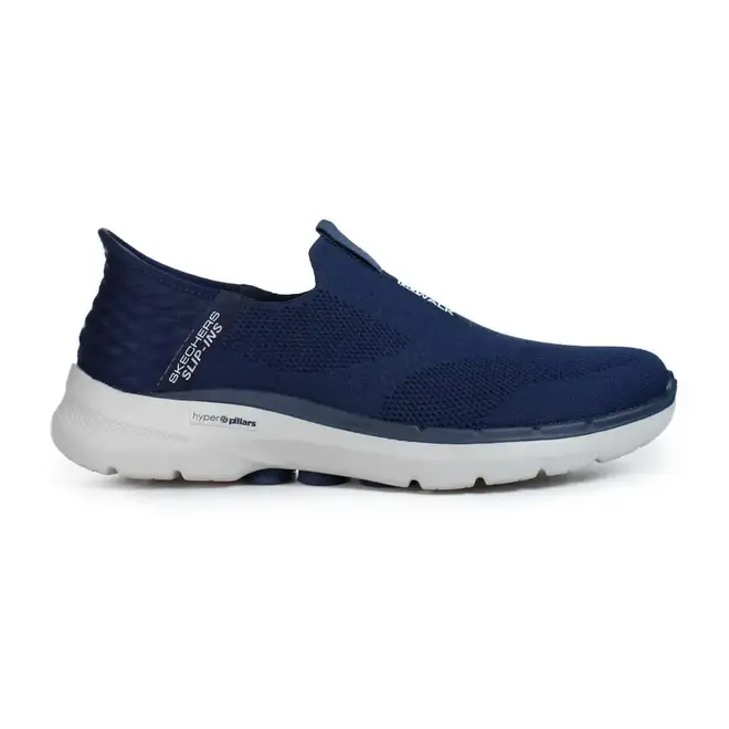 Tênis Esportivo Skechers Go Walk 6 Marinho Masculino