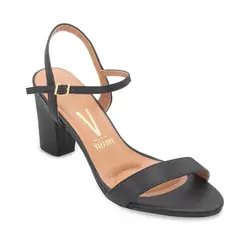 Sandália Salto Vizzano Preto Feminina