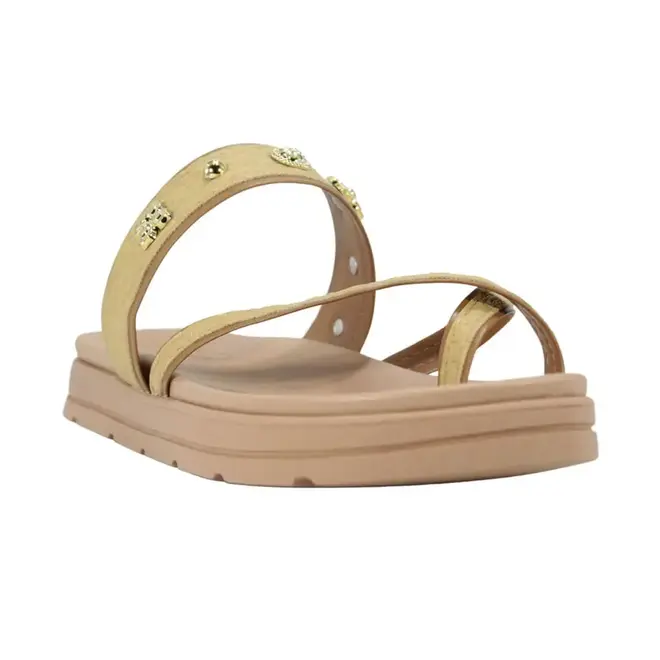 Tamanco Rasteira Moleca Camel Feminino
