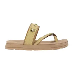 Tamanco Rasteira Moleca Camel Feminino