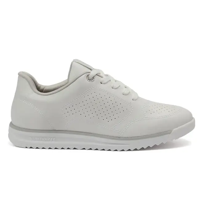 Tênis Casual Jogging Via Marte Branco Feminino