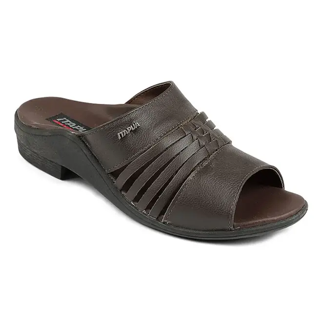 Chinelo Slide Itapuã Canoinha Marrom - Masculino